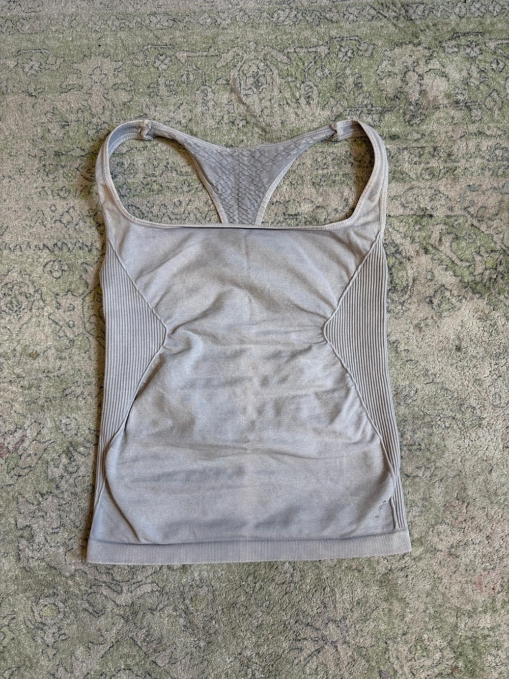 Free People Racerback Active Tank - Light Gray